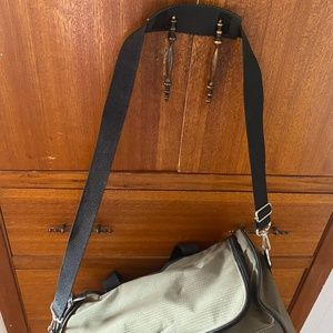 Eddie Bauer Small Travel Carry On Bag Olive Army Green color